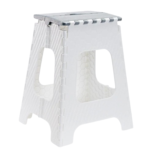 BANCO BRANCO/CINZA 08 1412-Nº3 28x28x45.5CM