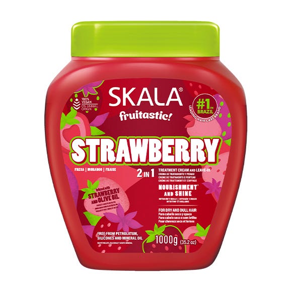 MÁSCARA CABELO FRUITASTIC STRAWBERRY SKALA 1L
