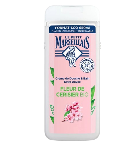 GEL BANHO FLOR CEREJEIRA LE PETIT MARSEILLAIS 650ML