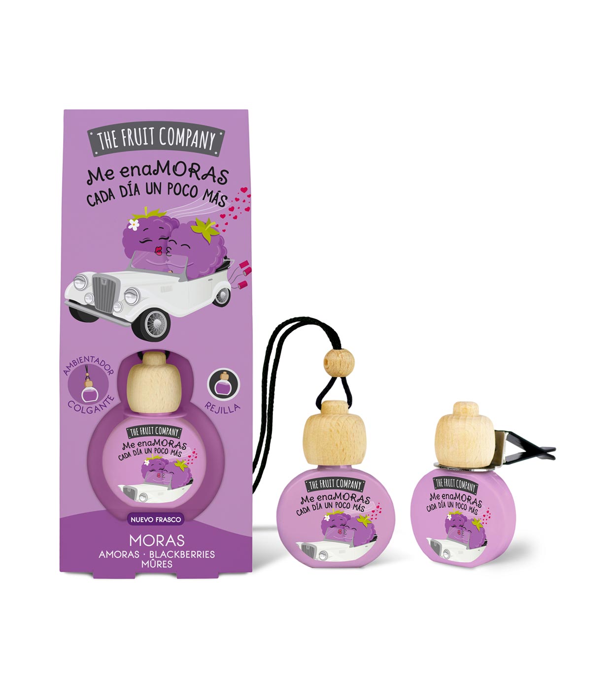 AMBIENTADOR P/CARRO AMORA THE FRUIT COMPANY 5ML