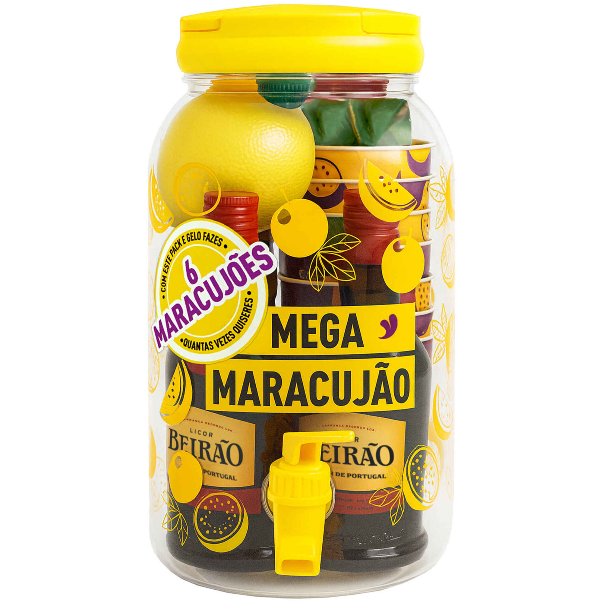 LICOR BEIRÃO COM MEGA MARACUJÃO